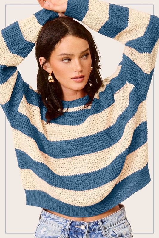 SYDNEY STRIPED SWEATER