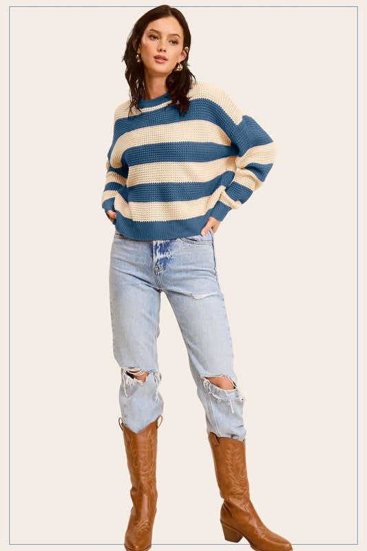 SYDNEY STRIPED SWEATER