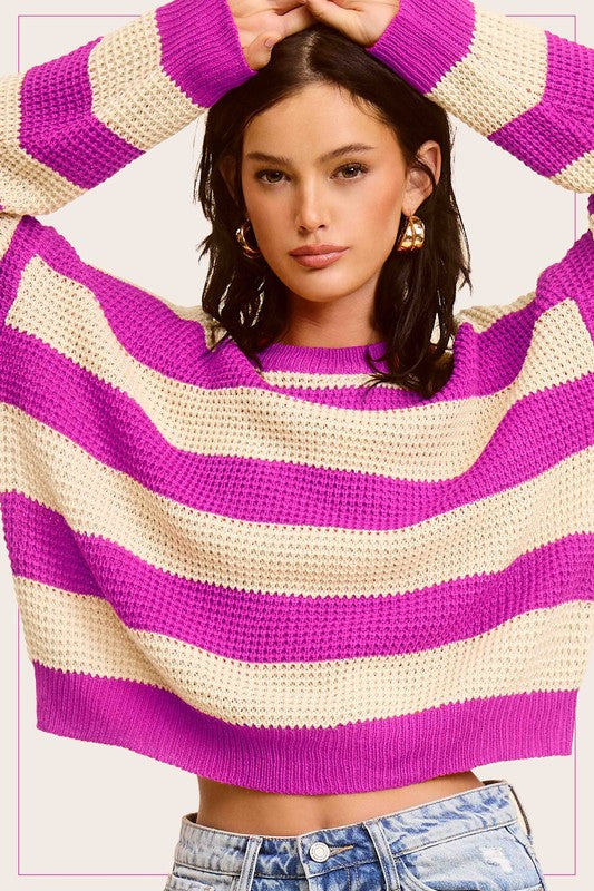 SYDNEY STRIPED SWEATER