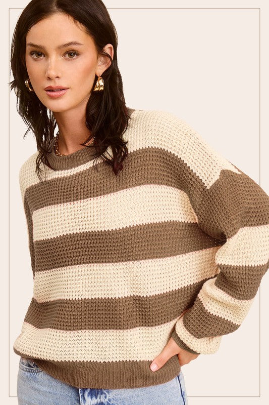 SYDNEY STRIPED SWEATER