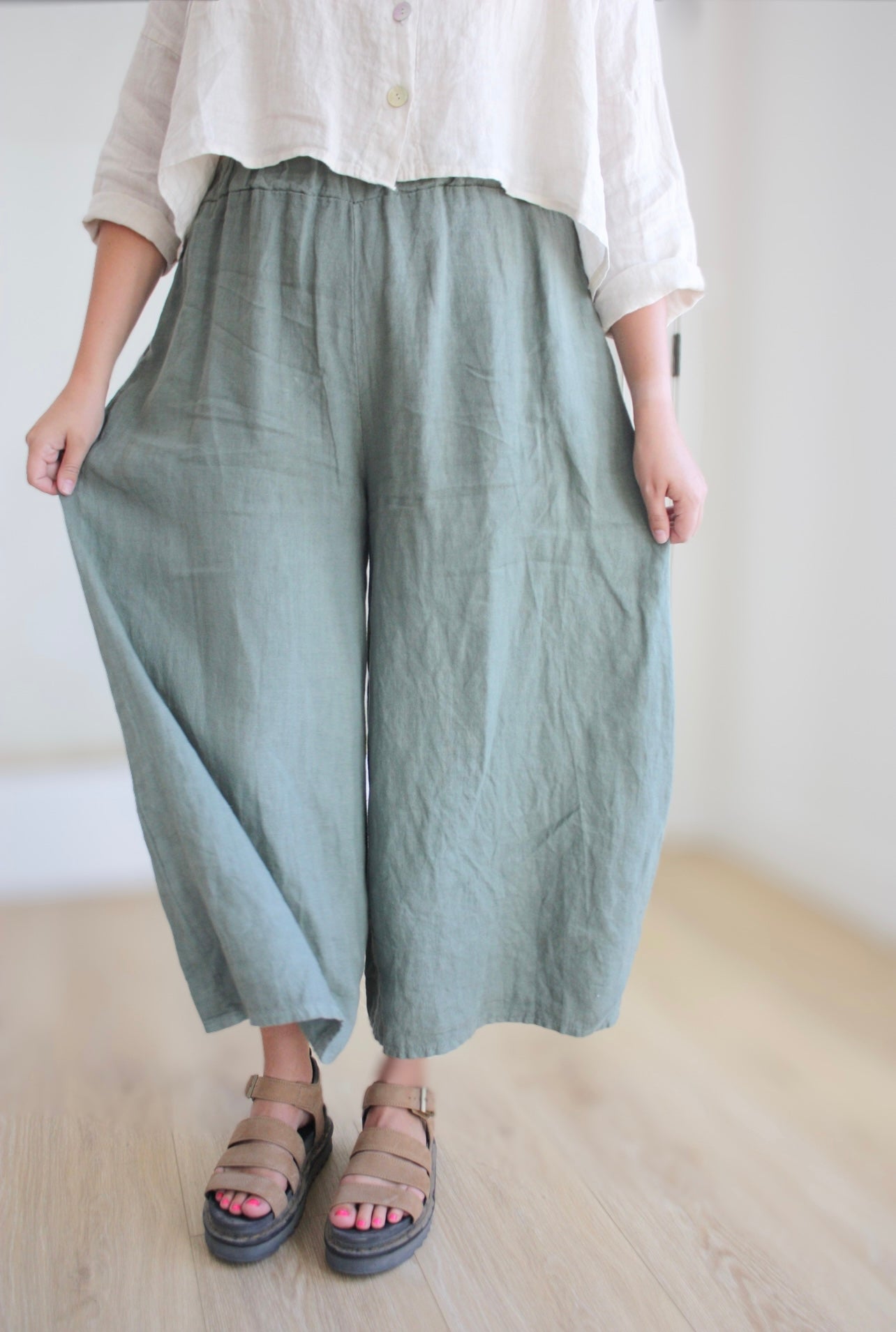 DAHLIA LINEN PANTS