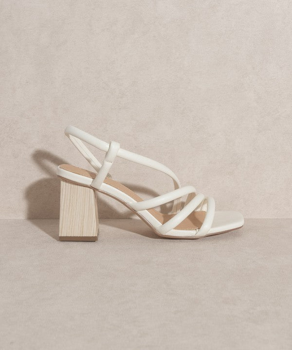 ASHLEY WOODEN HEEL SANDAL