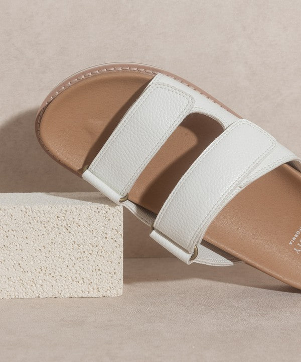 SIENNA DOUBLE STRAP SLIDE