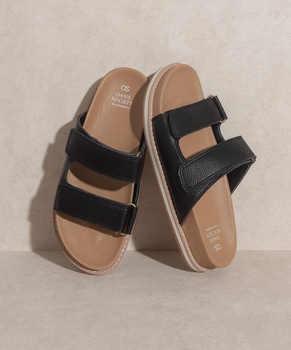 SIENNA DOUBLE STRAP SLIDE