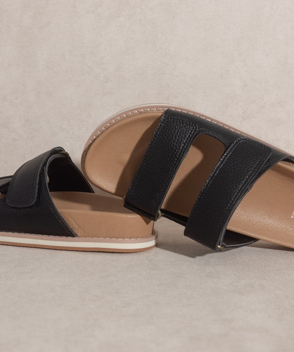 SIENNA DOUBLE STRAP SLIDE