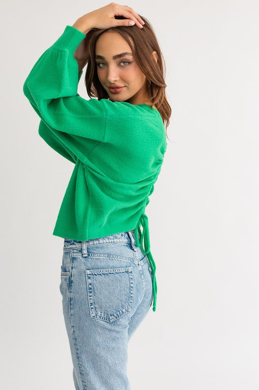 JOSIE SWEATER TOP//MULTIPLE COLORS