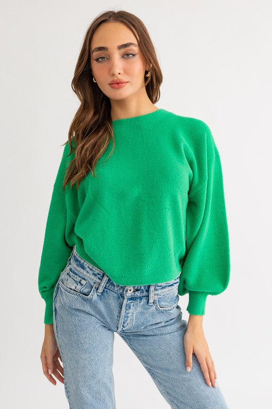 JOSIE SWEATER TOP//MULTIPLE COLORS