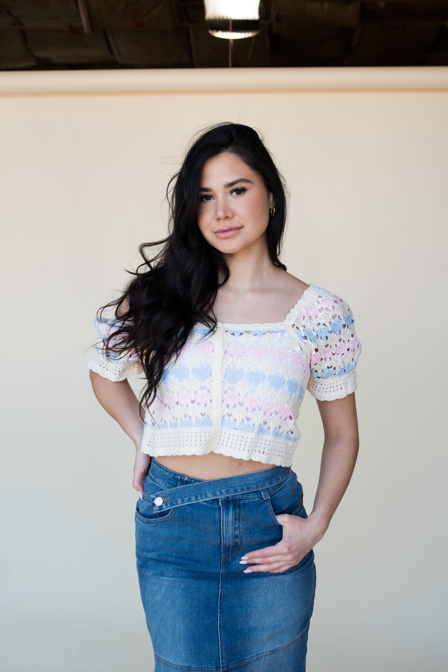 MAXWELL CROCHET TOP