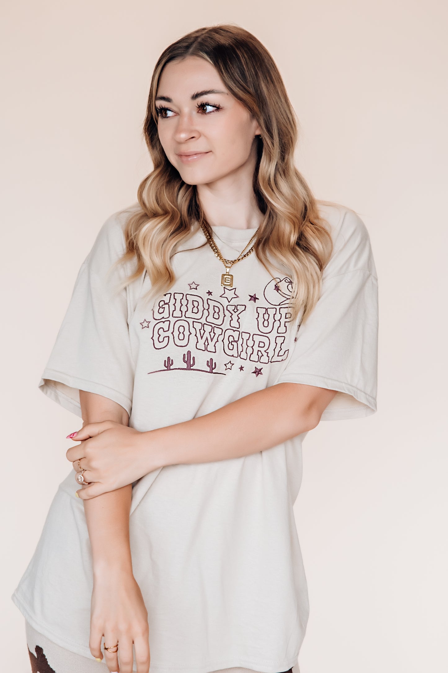 GIDDY UP COWGIRL TEE