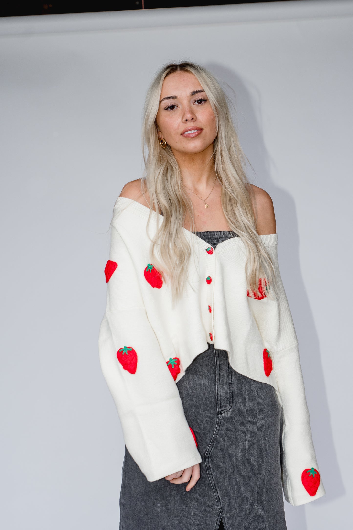 STRAWBERRY FIELDS CARDIGAN