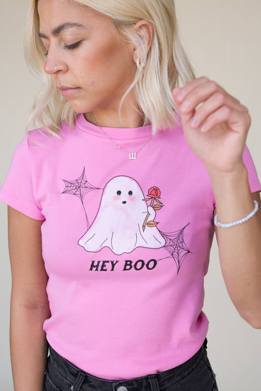 HEY BOO BABY TEE//HUNNY ORIGINAL