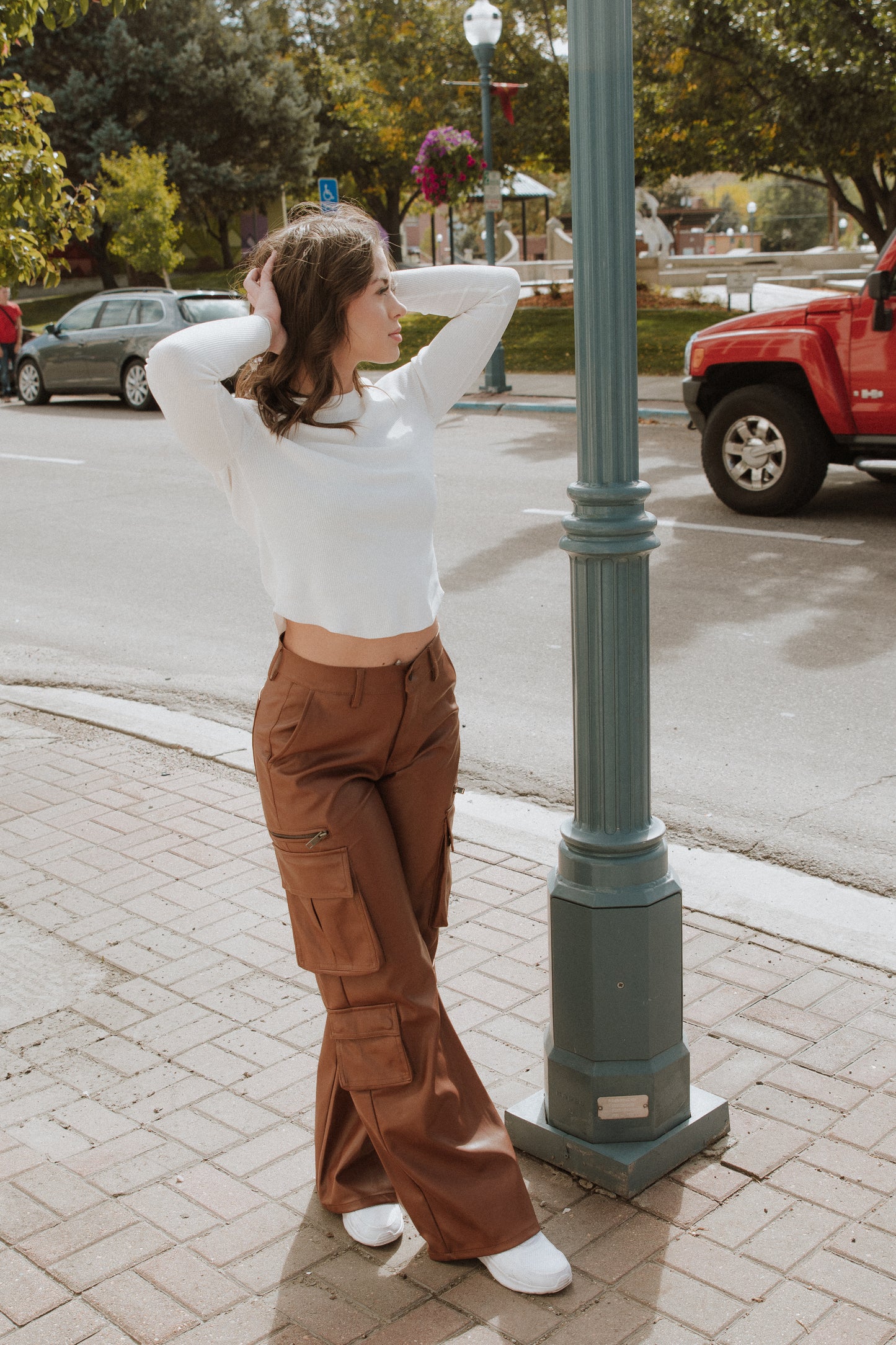 JENNA VEGAN LEATHER PANTS