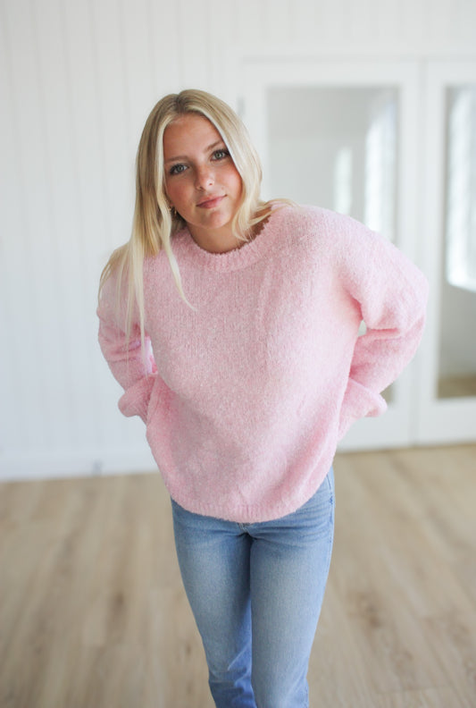 Rachel Fuzzy Knit Pullover